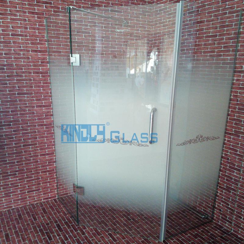 Frameless Tempered Bathroom Glass